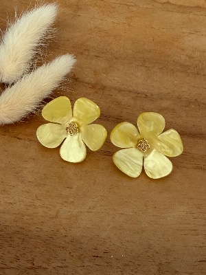 Boucles d’oreilles Mila (jaune)