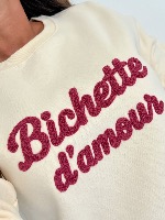Sweat "Bichette d'amour"