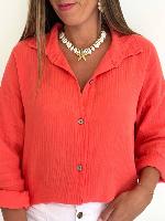 Chemise Olga (corail)