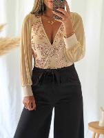 Combi pantalon Mélaine (beige)