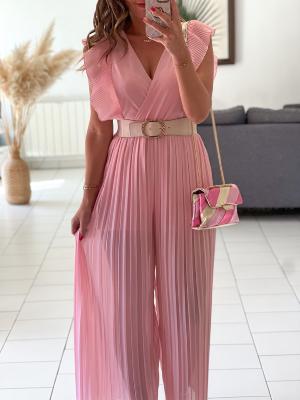 Combi pantalon Alice (rose poudré)