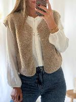 Gilet Zola (taupe)