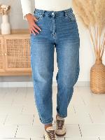 Jeans ballon pailleté Curtis (bleu)