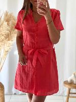 Robe Rosaline (corail)