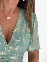 Robe Camélia (vert d'eau)