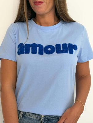 Tee shirt Amour (bleu)