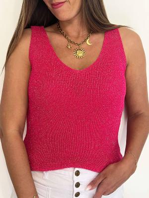 Top Elisa  (fuchsia)
