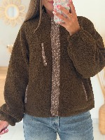 Veste réversible Adriana (marron)