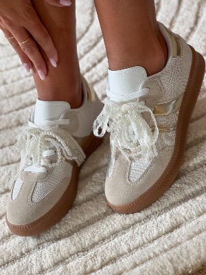 Baskets Elia (doré)