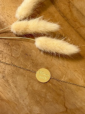 Bracelet « Marraine en or »