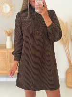 Robe Anouck (chocolat)