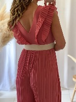 Combi pantalon Giulia (vieux rose)