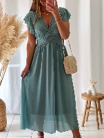 Robe Gabriella (vert céladon)