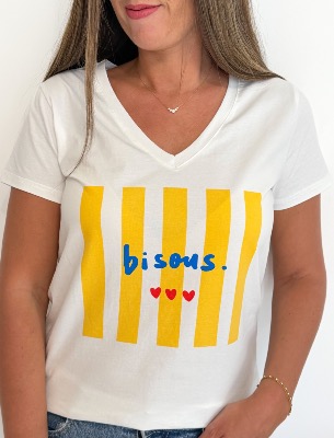 Tee shirt Bisous
