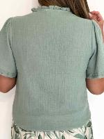 Blouse Julienne (vert amande)