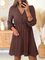 Robe Justine (chocolat)