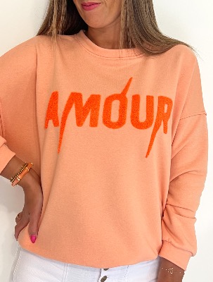 Sweat Léandre (abricot)