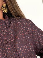 Veste réversible Adriana (burgendy)  