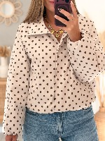 Veste Vita (écrue/chocolat)
