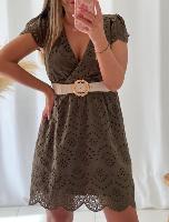 Robe Carmen (kaki)