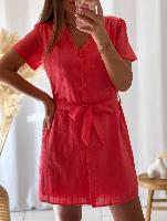 Robe Rosaline (corail)