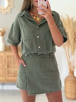 Robe combi Anaelle (kaki)