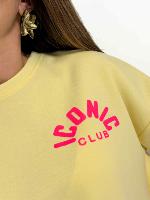 Sweat Iconic (jaune)