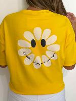 Tee shirt Smiley (jaune)