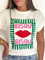 Tee shirt bisous 
