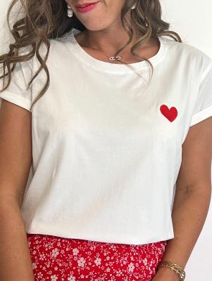 Tee shirt Heart (rouge)