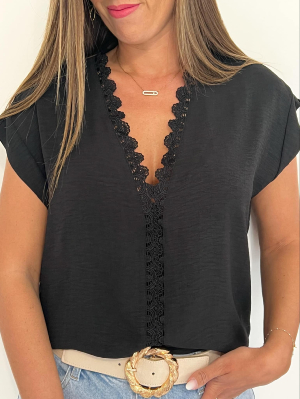 Blouse Charline (Noire)