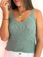 Top Manon (vert amande)