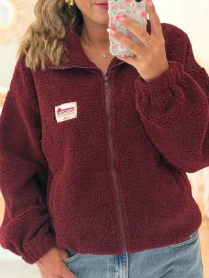 Veste polaire Aria (bordeaux)