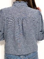 Blouse Doriane (bleue)