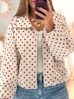 Veste Vita (écrue/chocolat)