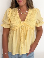 Blouse Carla (jaune)