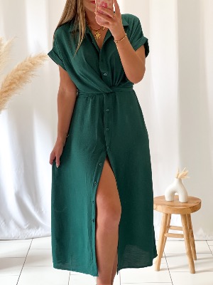 Robe Daniela (vert sapin)