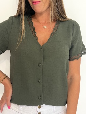 Blouse Coline (kaki)