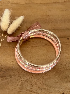 Bracelets joncs (corails) 1