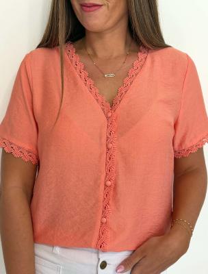 Blouse Léana (corail)