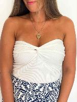 Top bustier Dina (blanc)