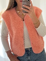 Gilet Zola (abricot)
