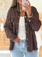 Veste Marguerite (chocolat)