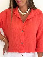 Chemise Olga (corail)