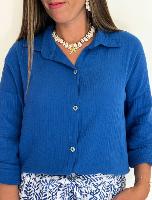Chemise Olga (bleu)