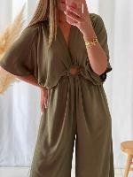 Combi pantalon Léa (kaki)