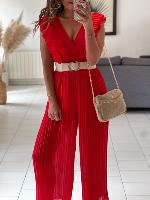 Combi pantalon Giulia (rouge)