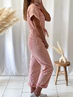 Combi pantalon Manon (rose)