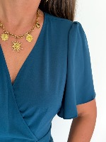 Combi pantalon Clara (bleu canard)