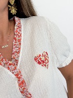 Chemise Candice (corail)